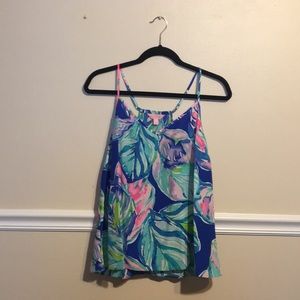 Lilly Pulitzer Silk Dusk Top